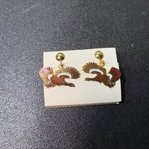 Vintage Turkey Fall Earrings